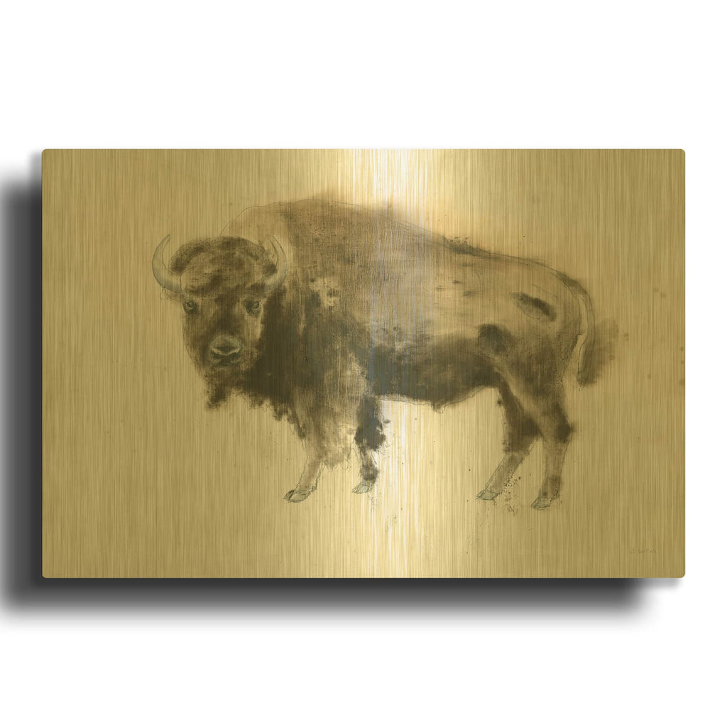 'Buffalo Bill' By James Wiens Gold Metal Wall Art