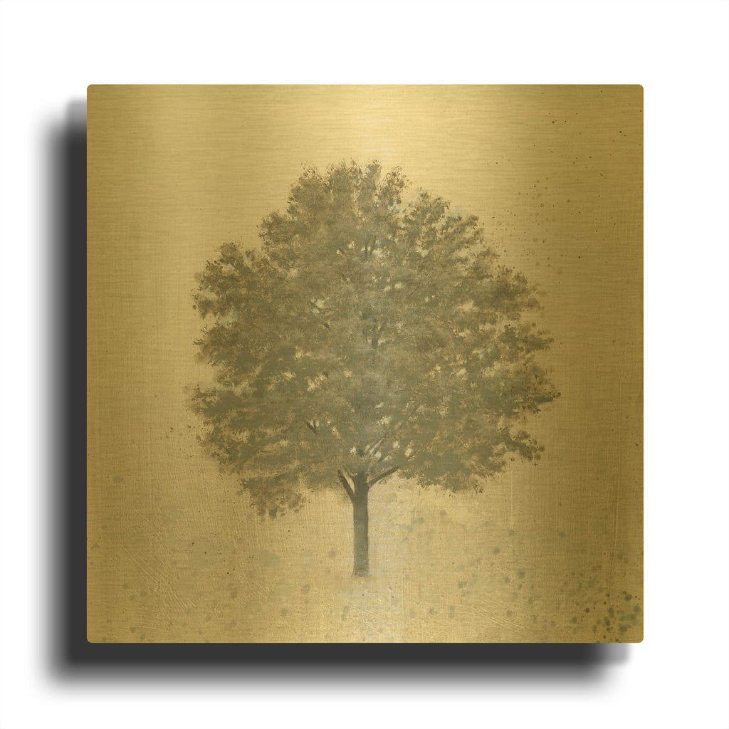 'Neutrality' By James Wiens Gold Metal Wall Art