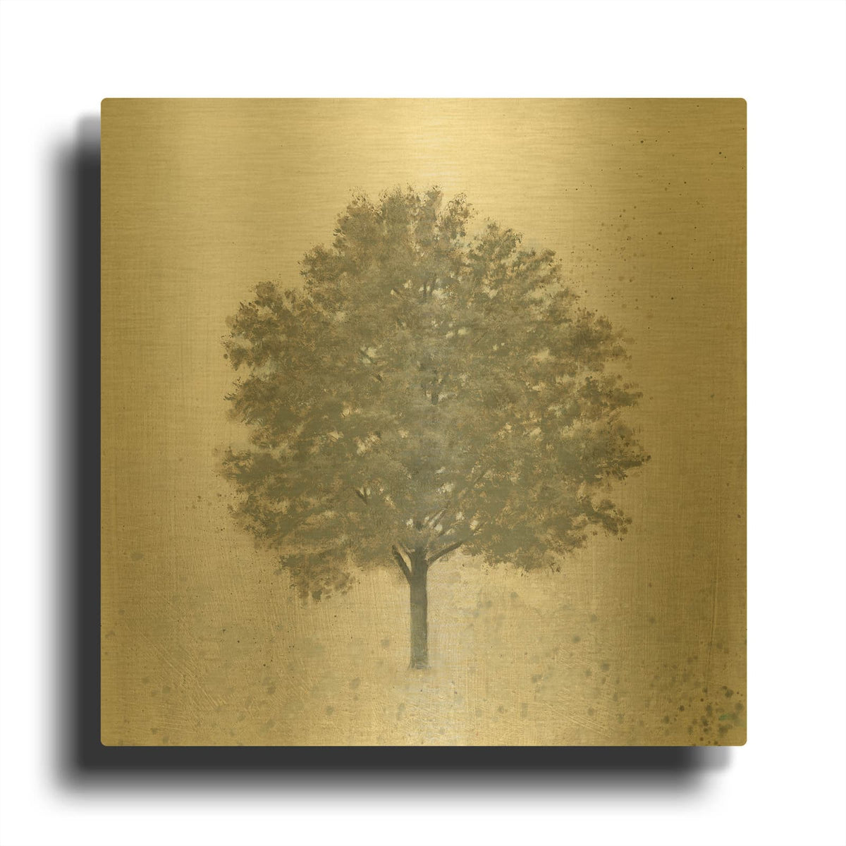 'Neutrality' By James Wiens Gold Metal Wall Art