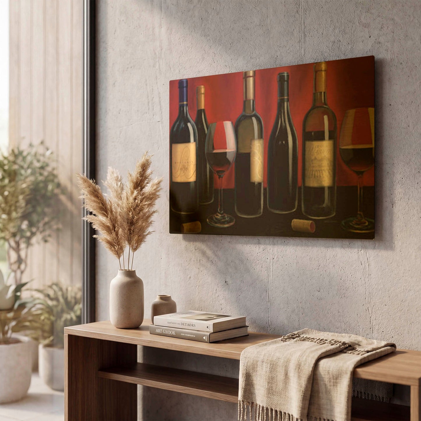 'Grand Reserve' By Marco Fabiano Gold Metal Wall Art