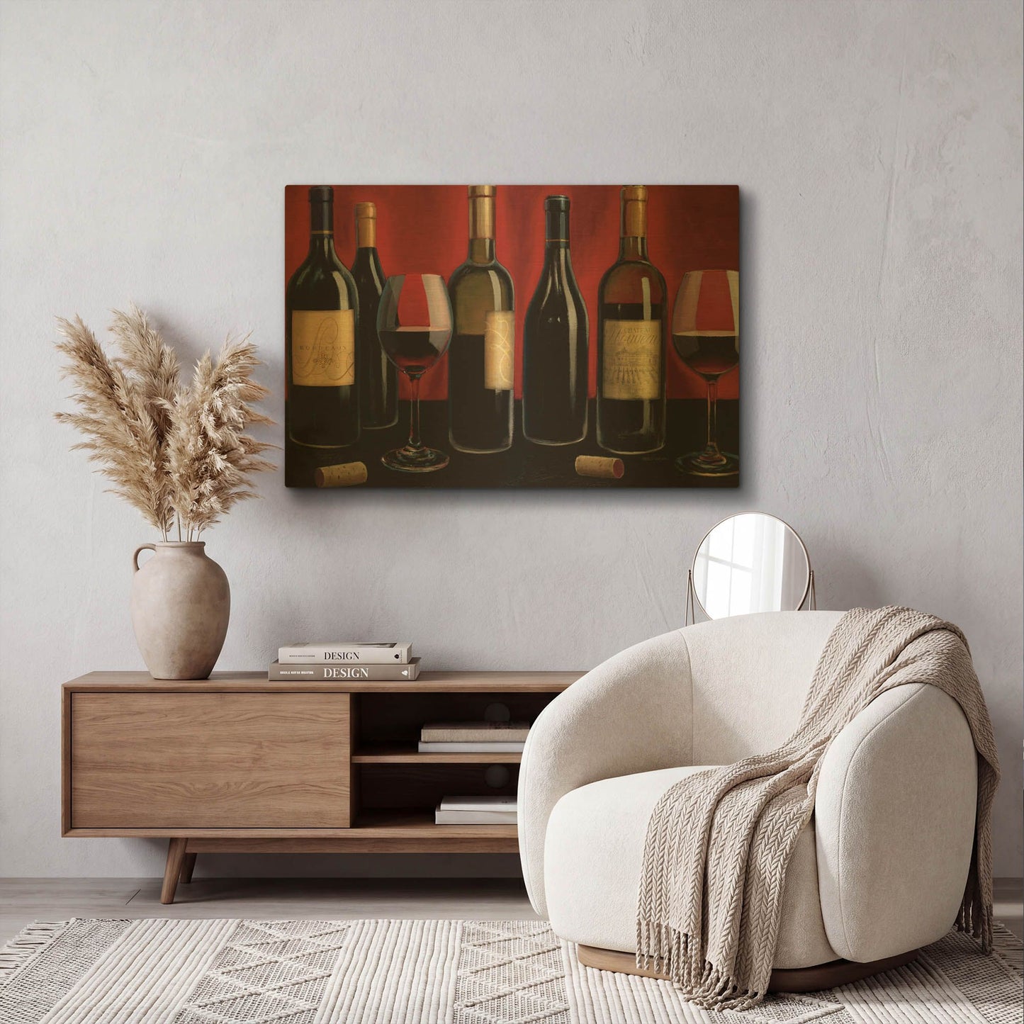 'Grand Reserve' By Marco Fabiano Gold Metal Wall Art