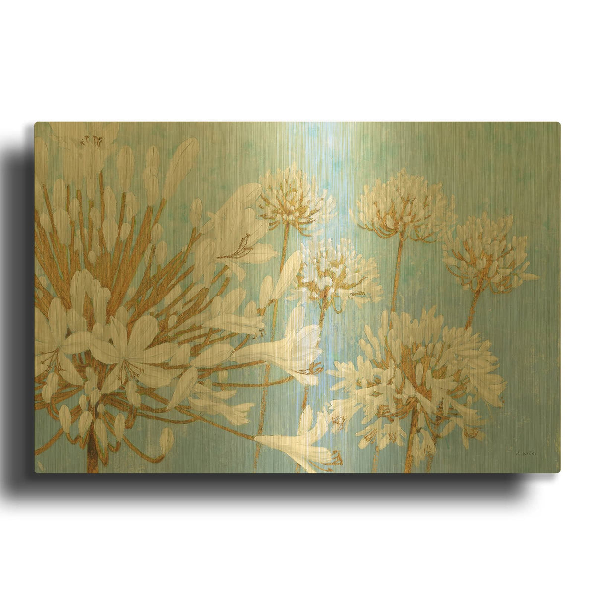 'Golden Spring' By James Wiens Gold Metal Wall Art