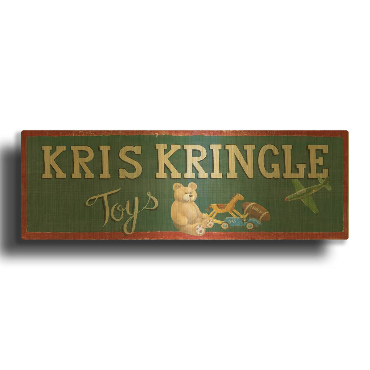 'Holiday Moments VII' By James Wiens Gold Metal Wall Art