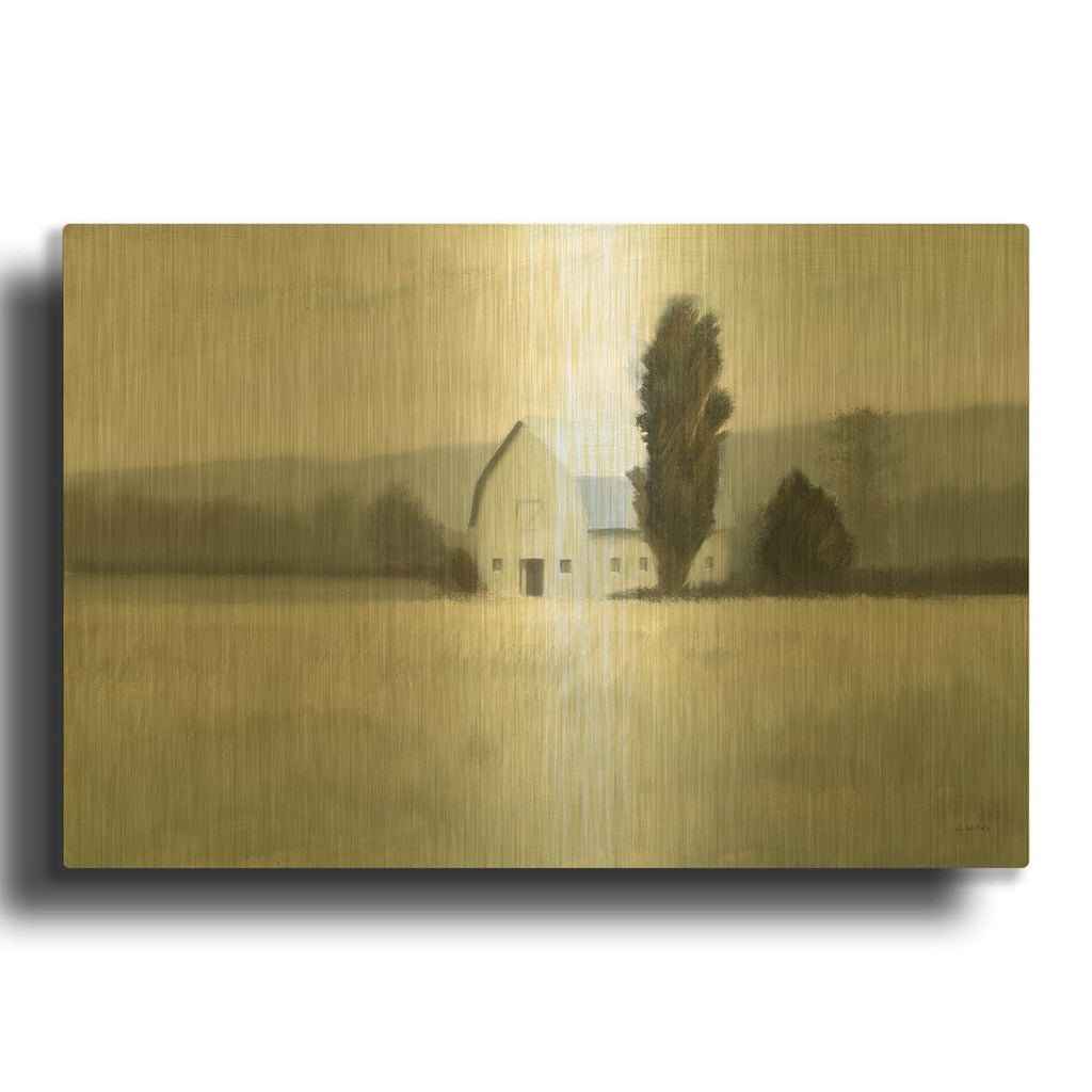 'Quiet Valley' By James Wiens Gold Metal Wall Art