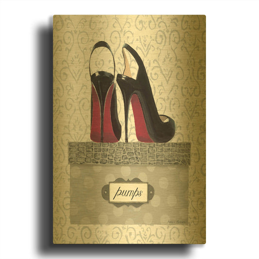 'Tres Chic I' By Marco Fabiano Gold Metal Wall Art