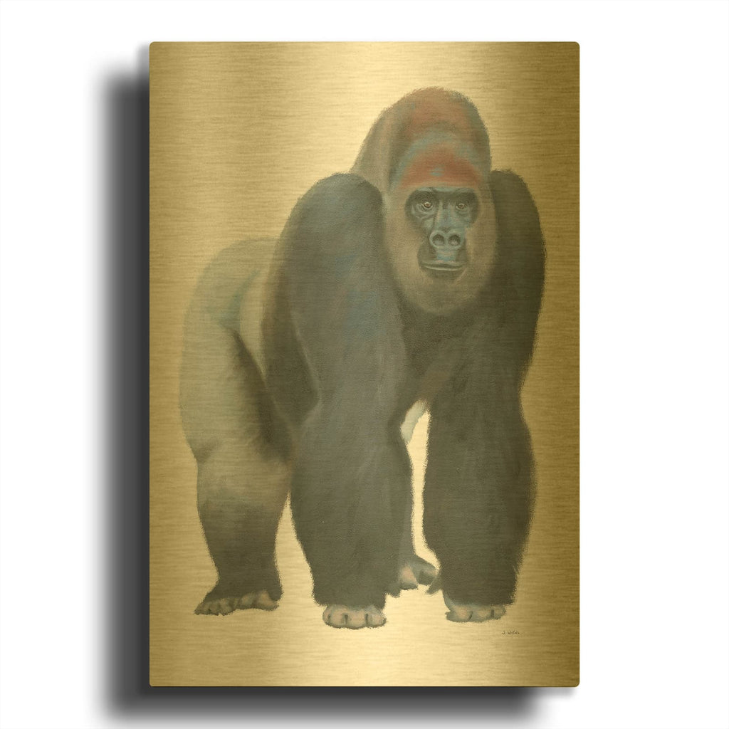 'Wild and Free II' By James Wiens Gold Metal Wall Art