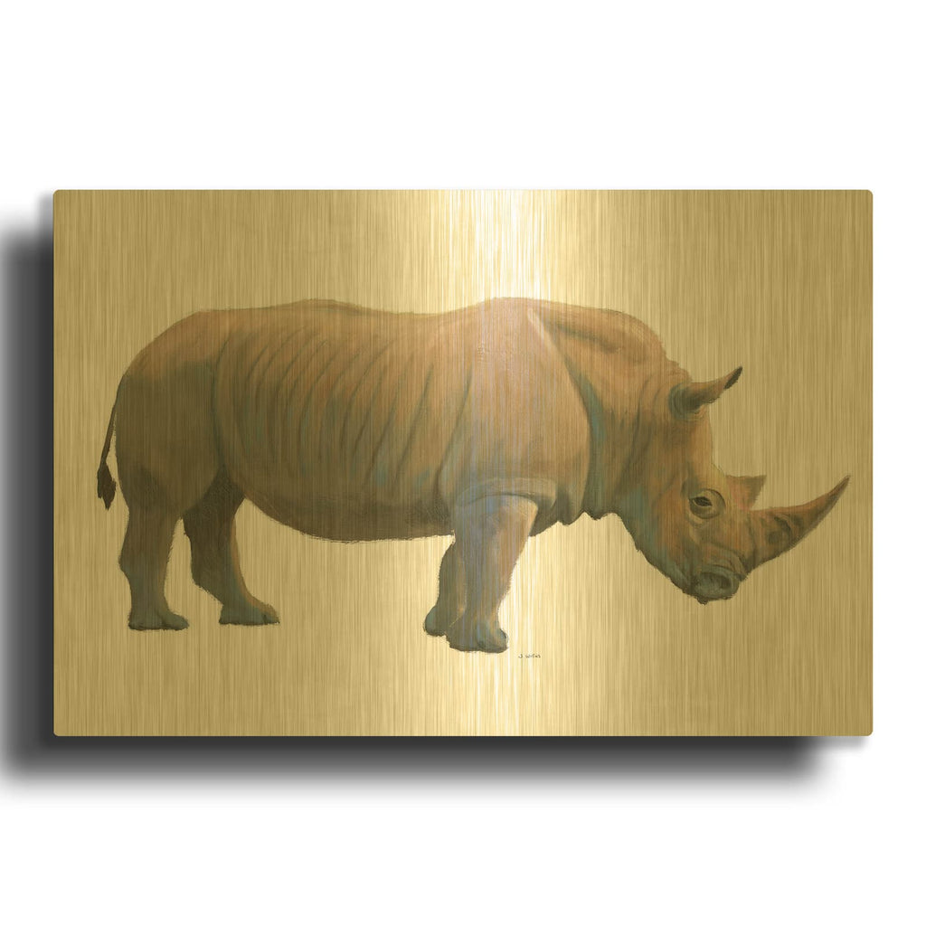 'Wild and Free III' By James Wiens Gold Metal Wall Art