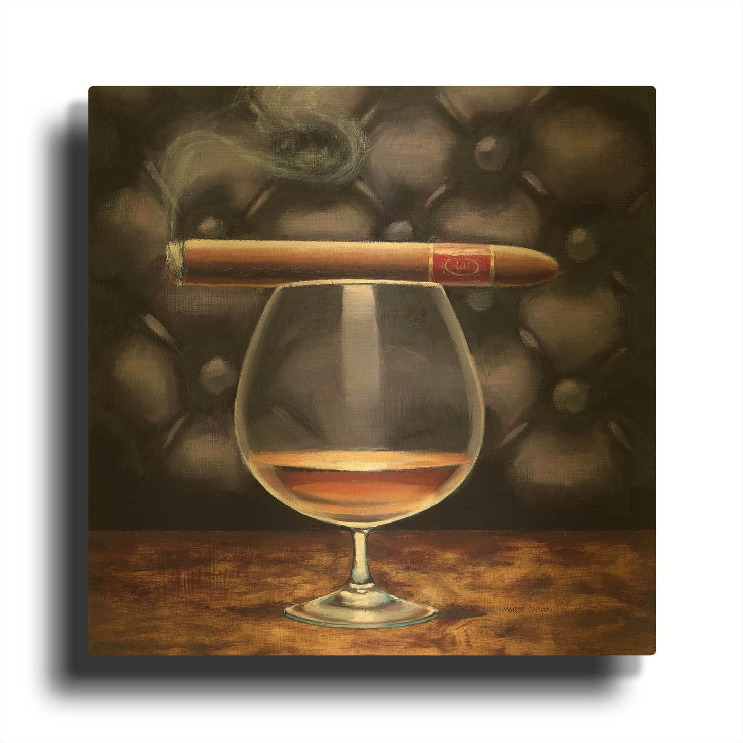 'Gentlemen Prefer I' By Marco Fabiano Gold Metal Wall Art