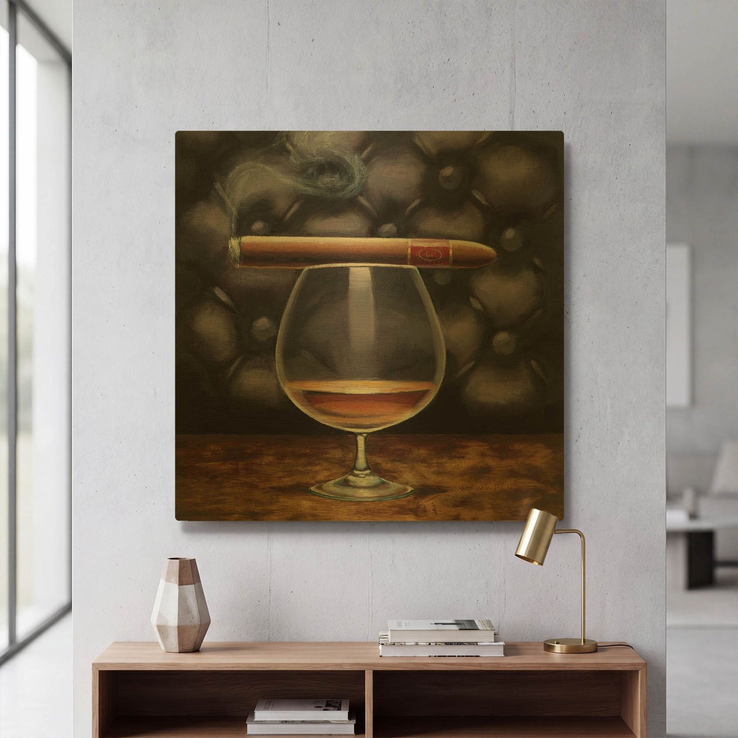 'Gentlemen Prefer I' By Marco Fabiano Gold Metal Wall Art