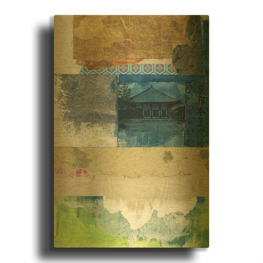 'Doko' By Elena Ray Gold Metal Wall Art