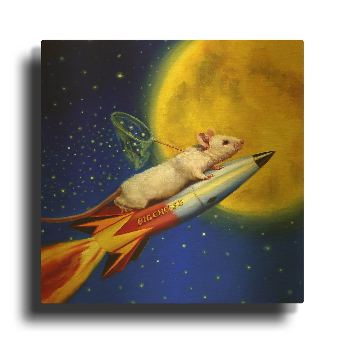 'Dream Catcher' By Lucia Heffernan Gold Metal Wall Art