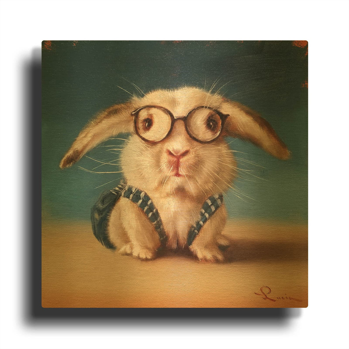 'Back to School' By Lucia Heffernan Gold Metal Wall Art