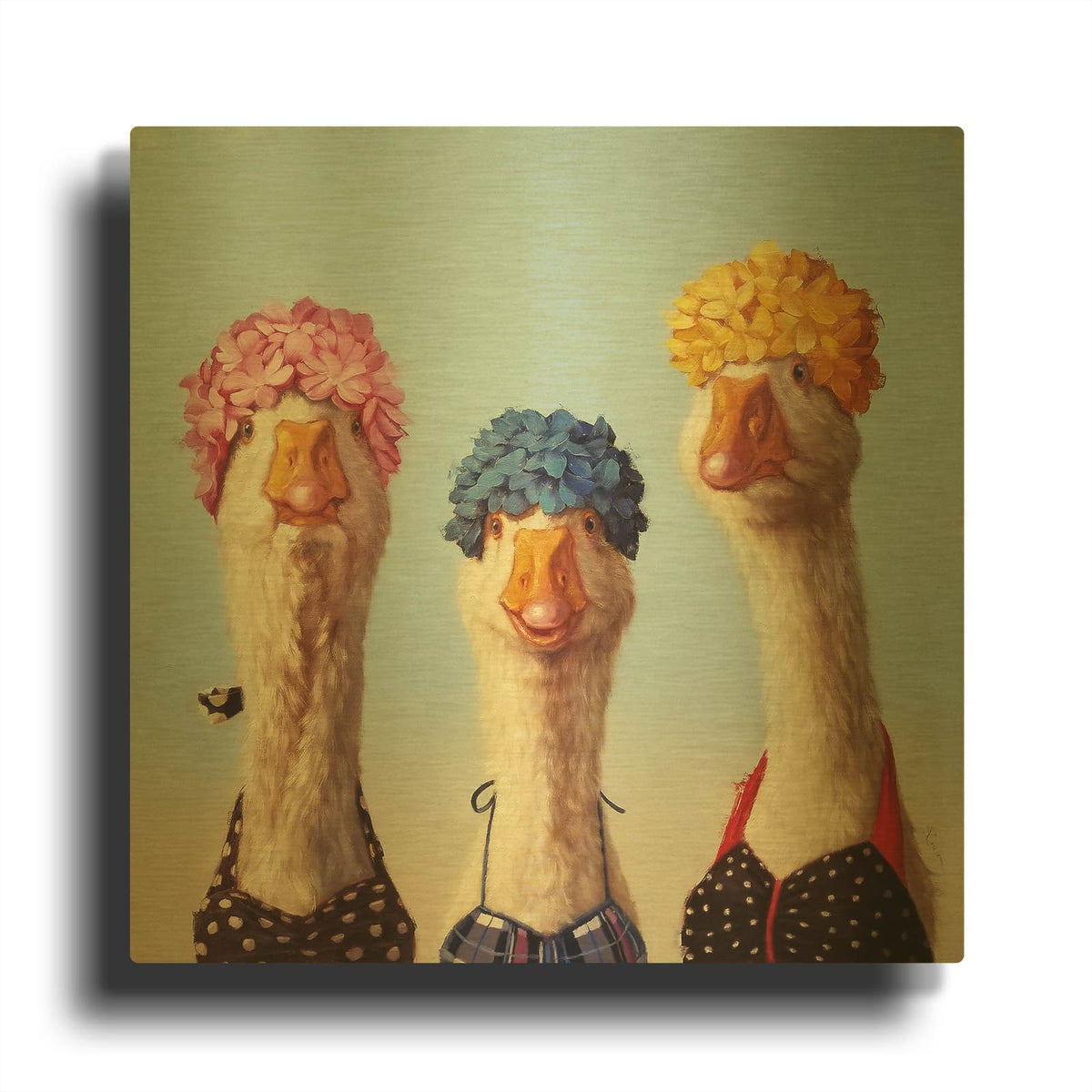 'Golden Age' By Lucia Heffernan Gold Metal Wall Art