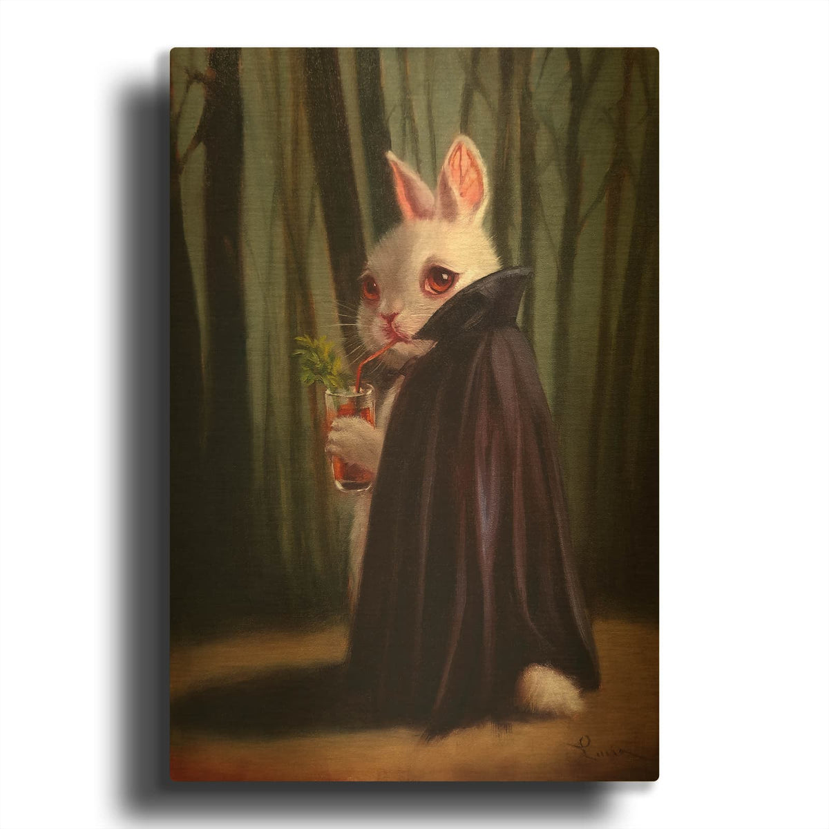 'Bewitching Hour' By Lucia Heffernan Gold Metal Wall Art