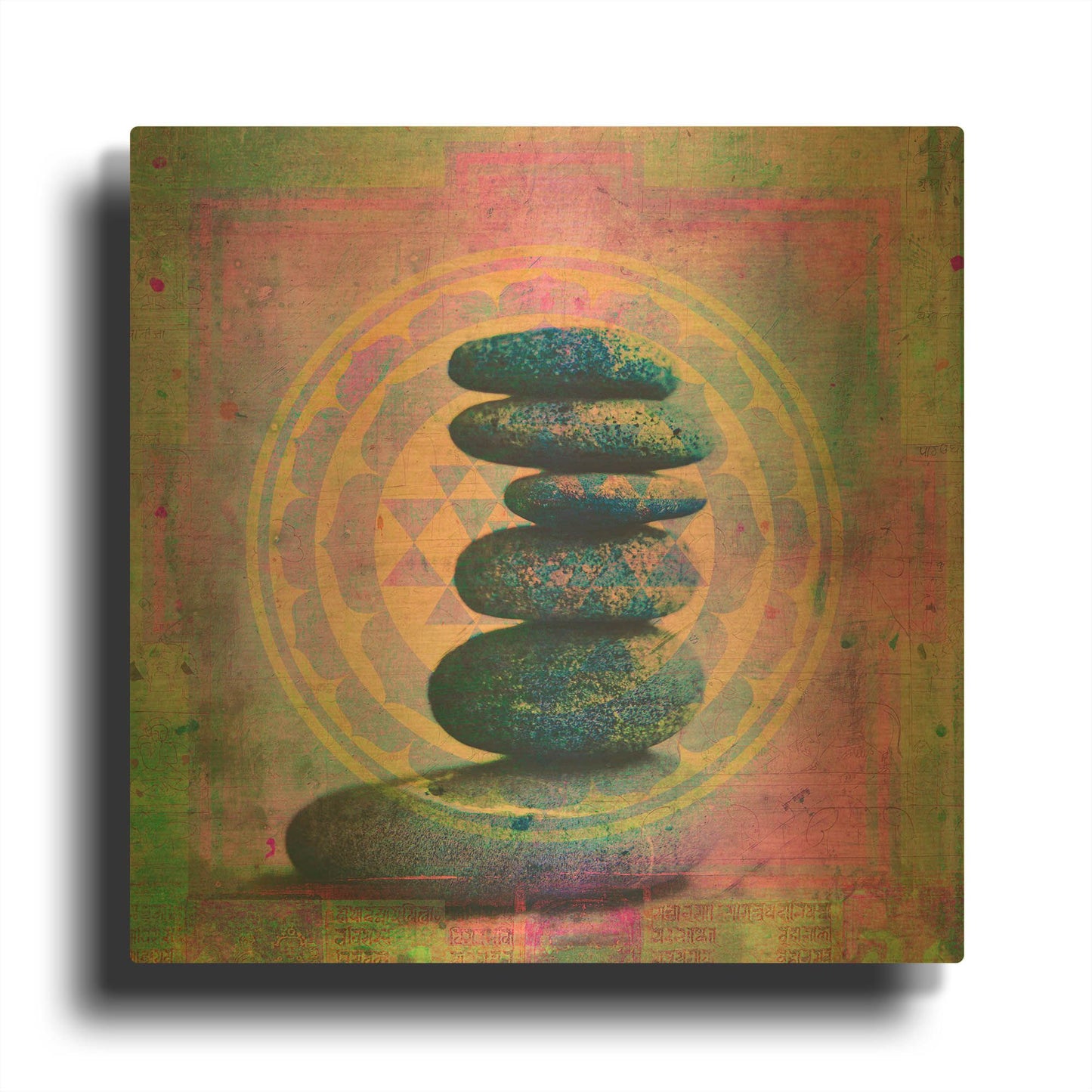'Soul In Balance' By Elena Ray Gold Metal Wall Art