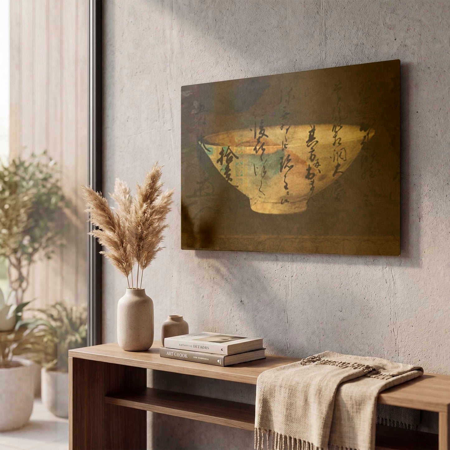 'Art of Receiving' By Elena Ray Gold Metal Wall Art