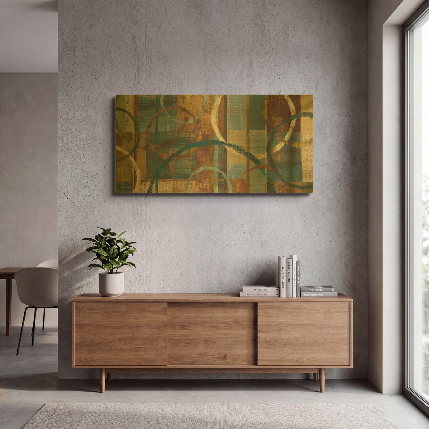 'Tranquility' By Michael Mullan Gold Metal Wall Art