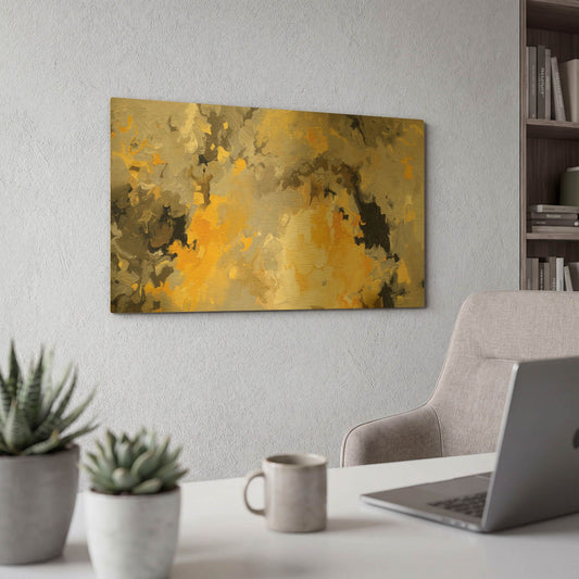 'Star Cloud' By Shirley Novak Gold Metal Wall Art