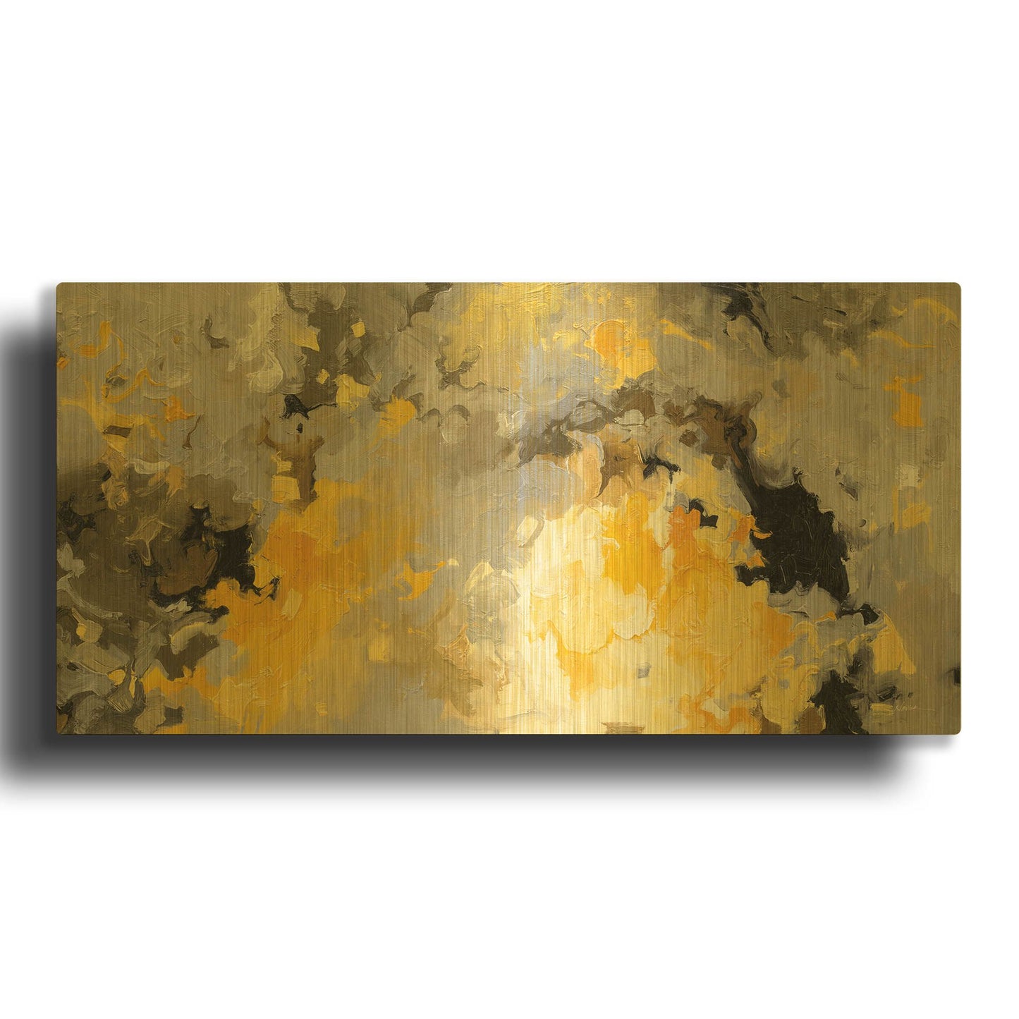'Star Cloud' By Shirley Novak Gold Metal Wall Art