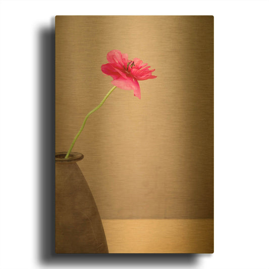 'Simple' By Elena Ray Gold Metal Wall Art