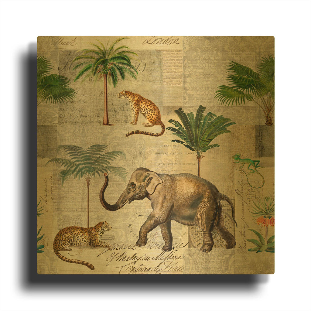 'The Magic Of Africa' By Andrea Haase Gold Metal Wall Art