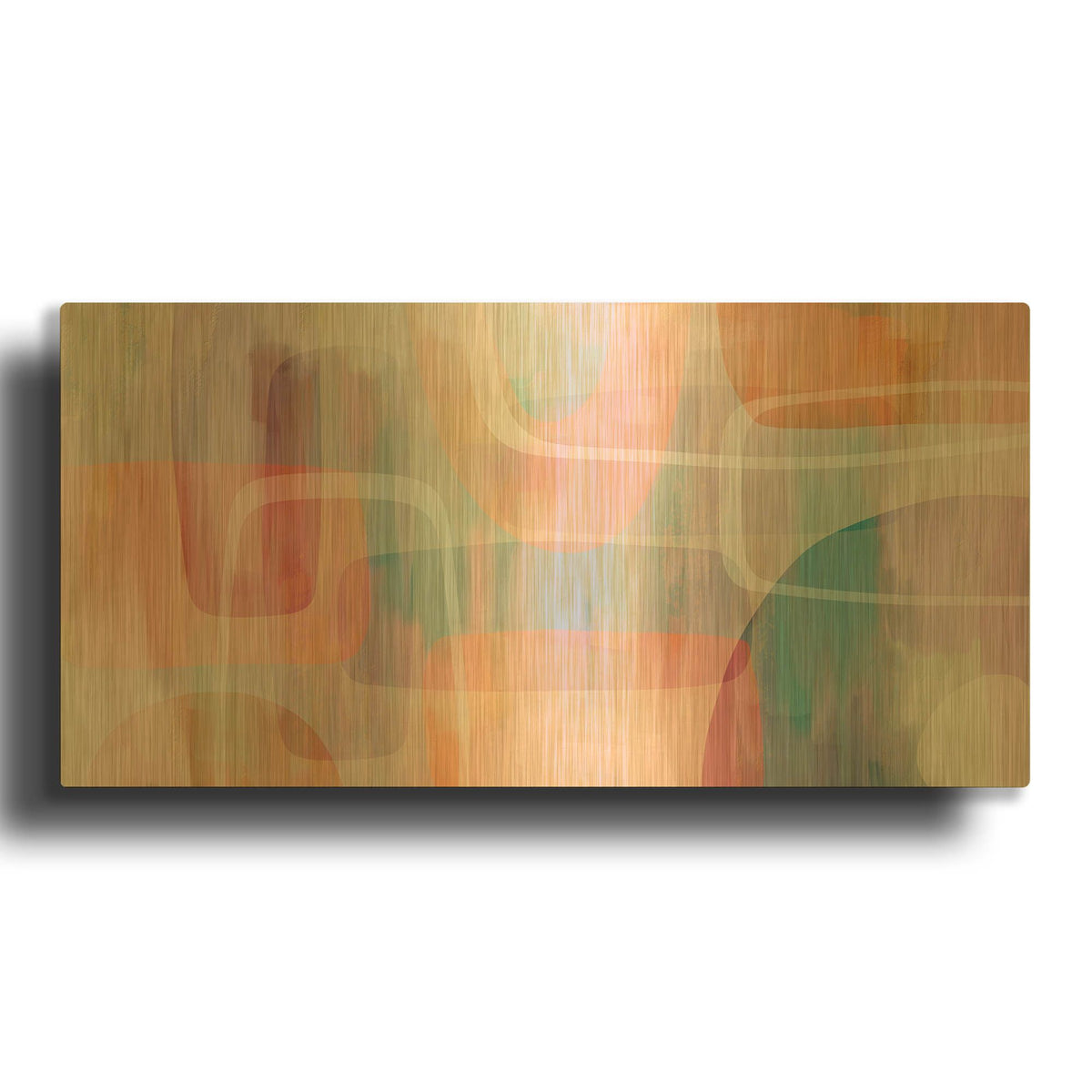 'Summer Sound' By Andrea Haase Gold Metal Wall Art