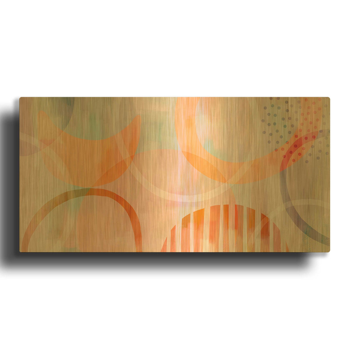 'Summer Tales' By Andrea Haase Gold Metal Wall Art