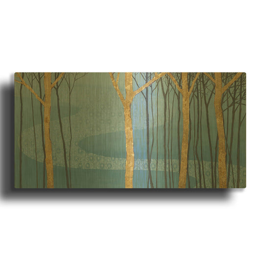 'Katonah Gold' By Kathrine Lovell Gold Metal Wall Art