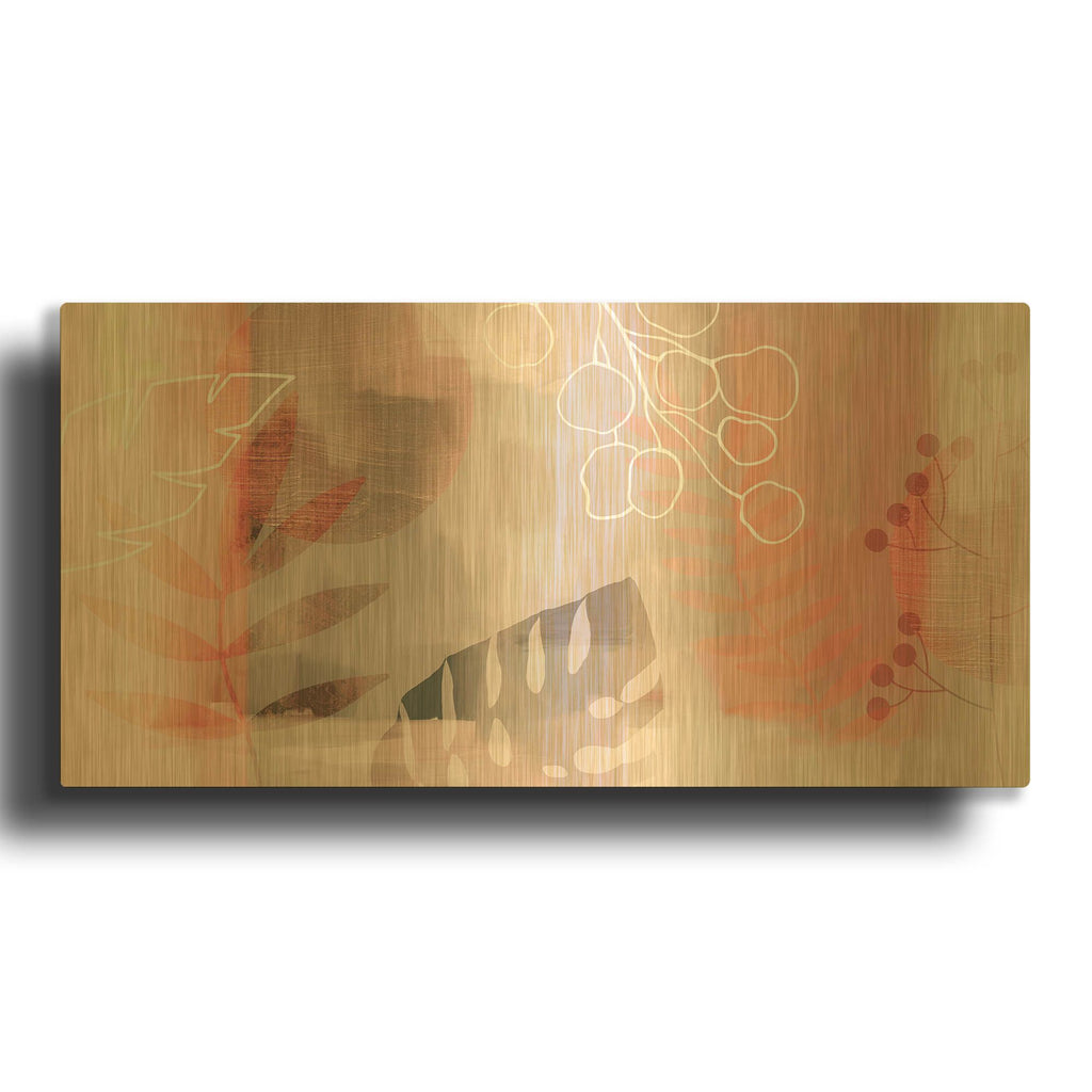 'Plantas Exoticas' By Andrea Haase Gold Metal Wall Art