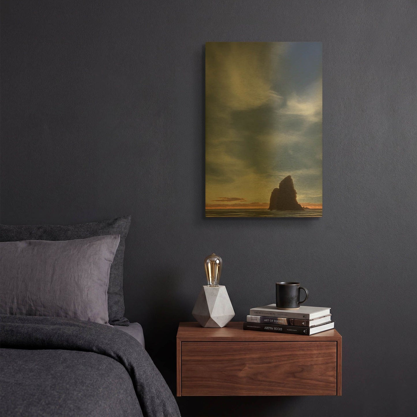 'The Needle' By Don Schwartz Gold Metal Wall Art