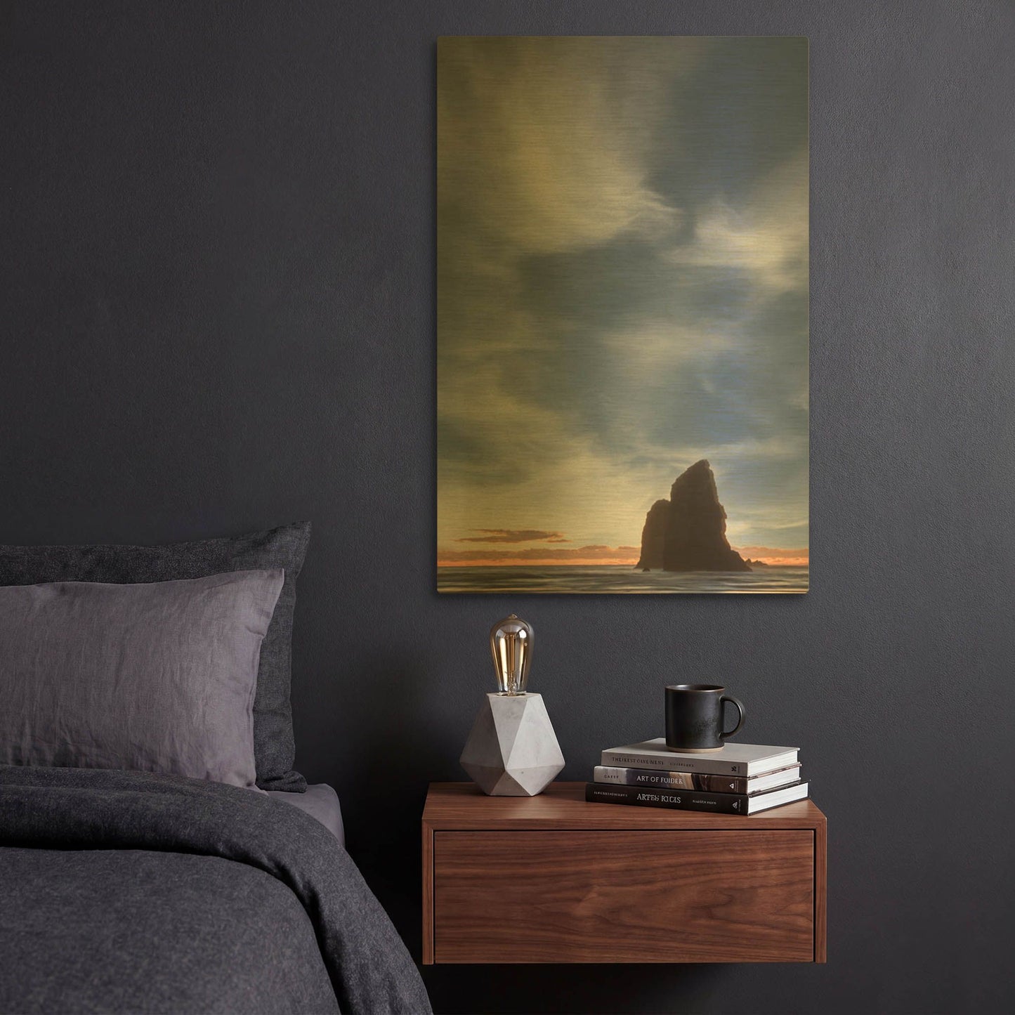'The Needle' By Don Schwartz Gold Metal Wall Art