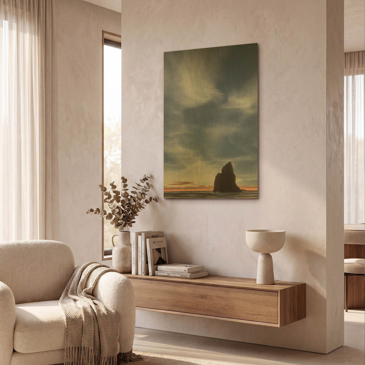'The Needle' By Don Schwartz Gold Metal Wall Art