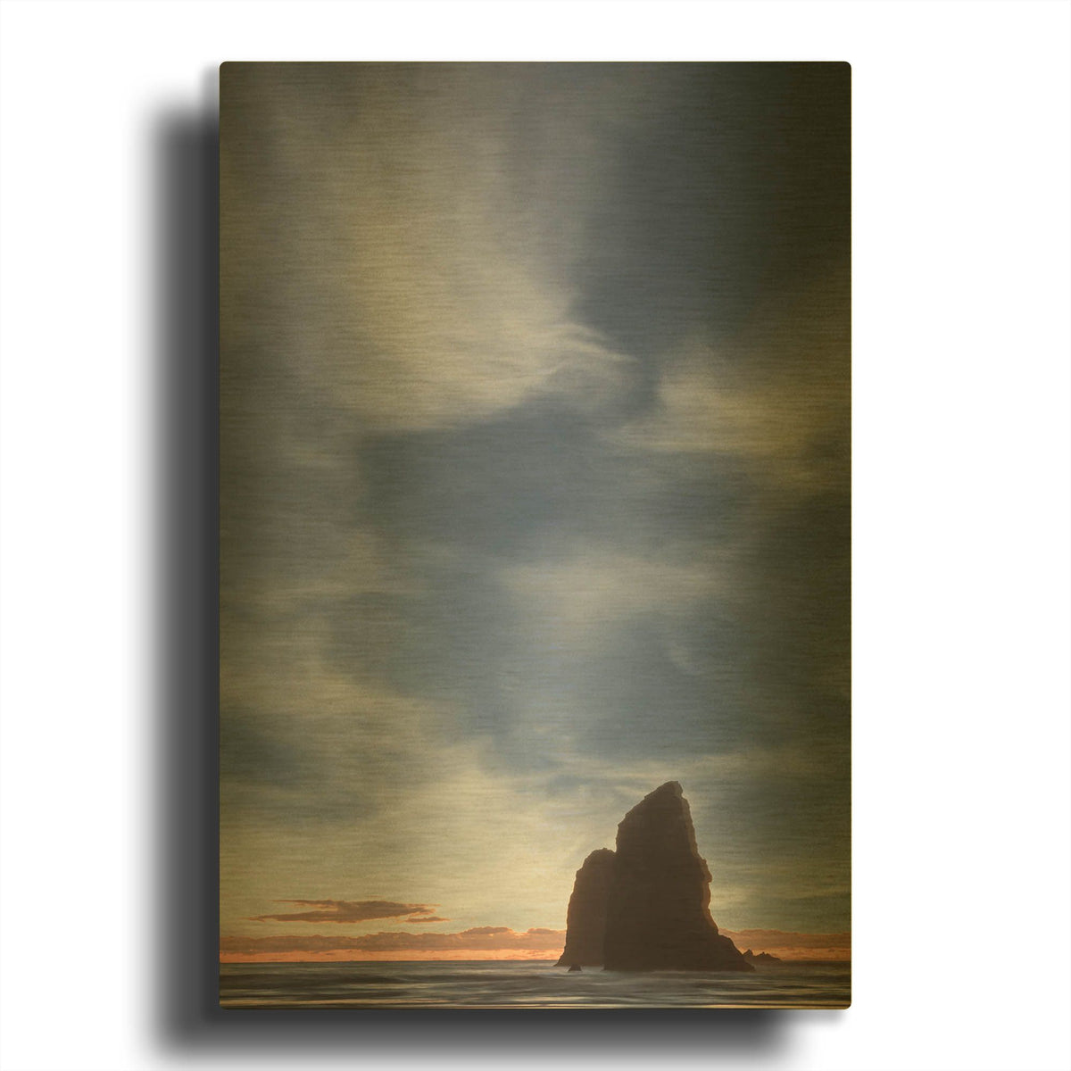 'The Needle' By Don Schwartz Gold Metal Wall Art