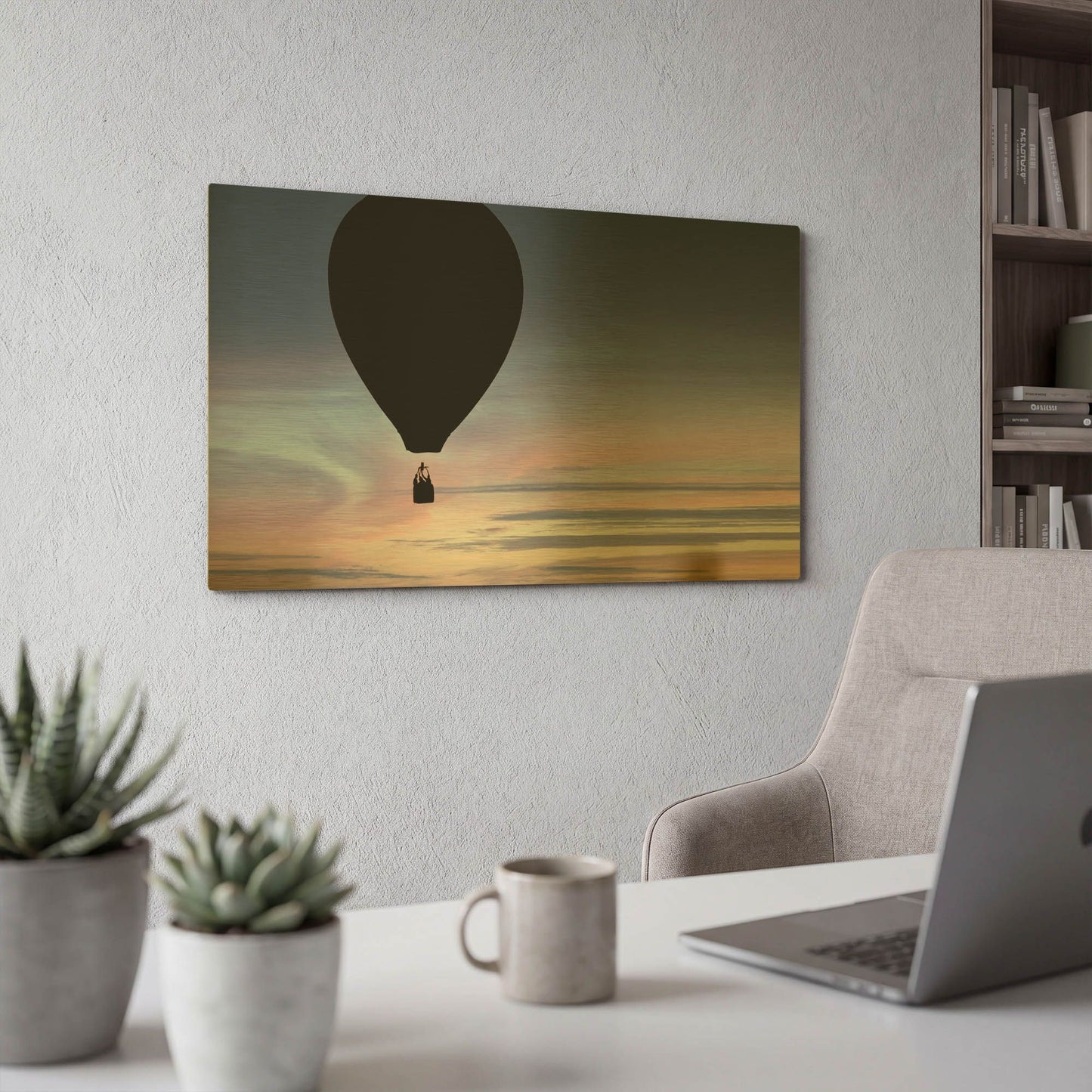 'Rising' By Don Schwartz Gold Metal Wall Art