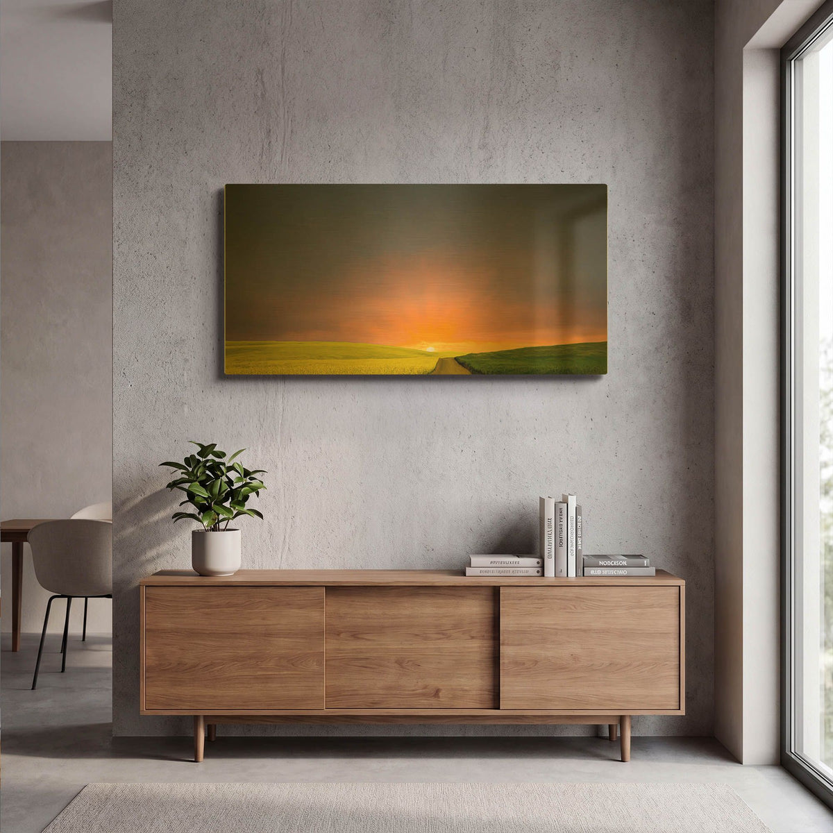 'Boundless' By Don Schwartz Gold Metal Wall Art