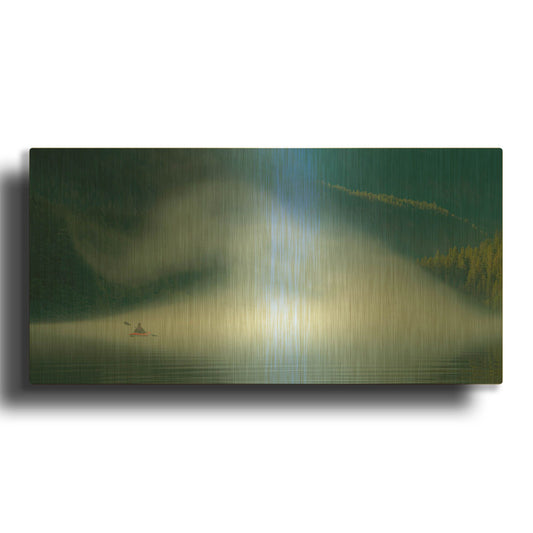 'Into The Swirl' By Don Schwartz Gold Metal Wall Art