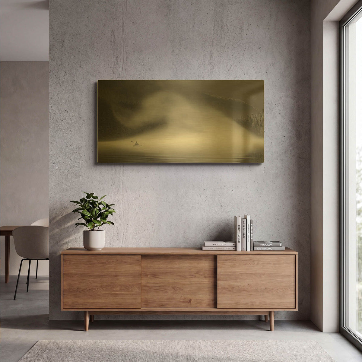 'Into The Swirl Ii' By Don Schwartz Gold Metal Wall Art
