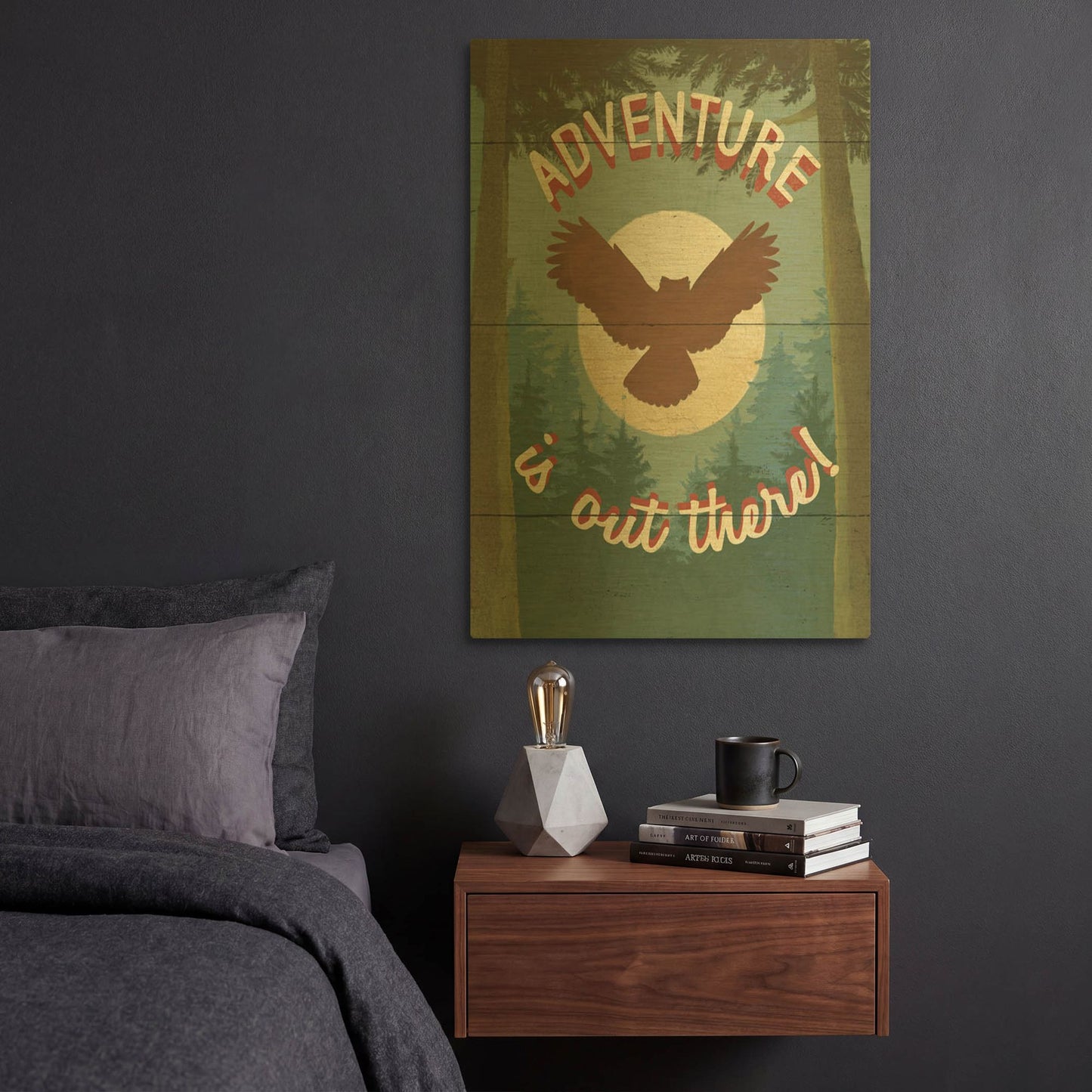'Discover the Wild IV' By Janelle Penner Gold Metal Wall Art