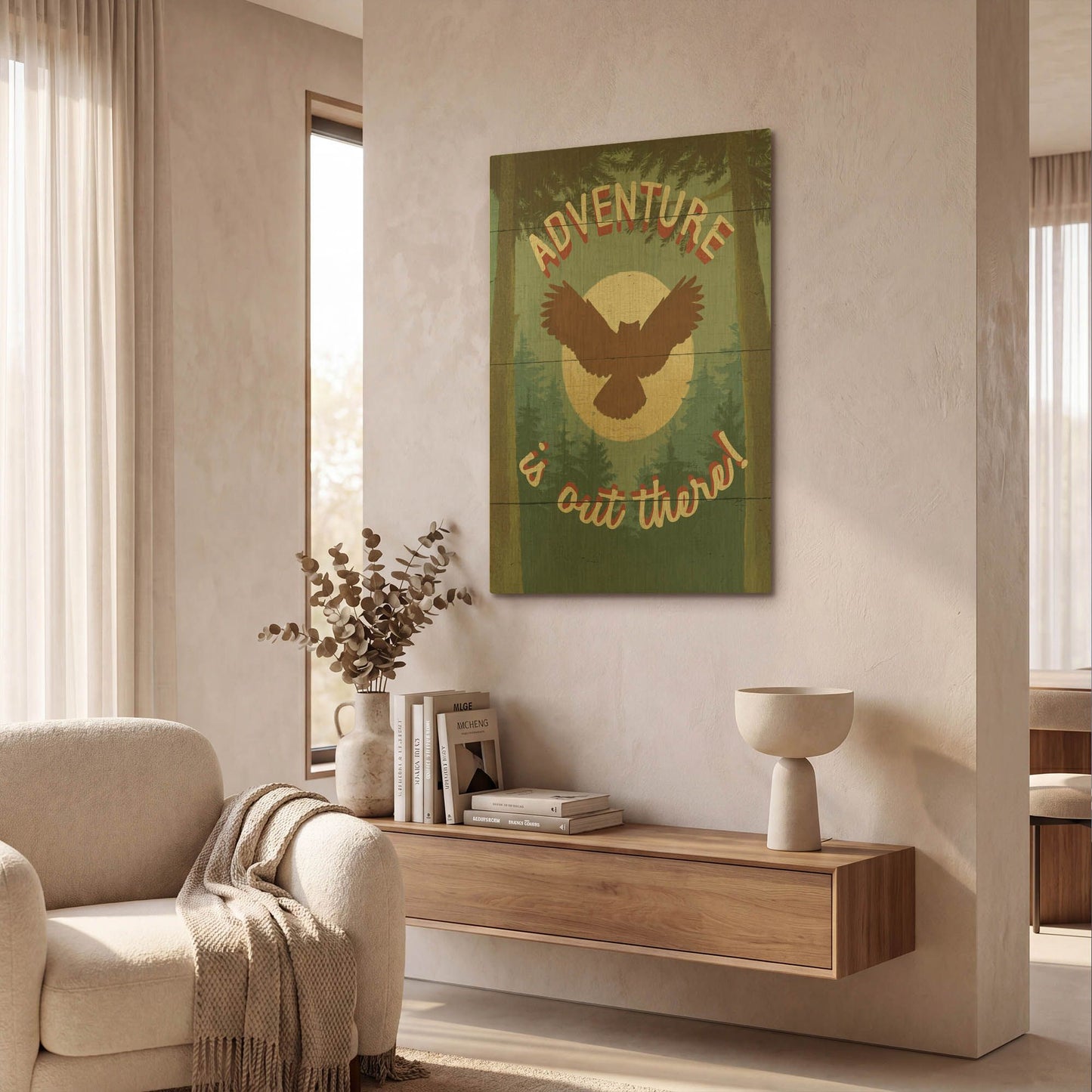 'Discover the Wild IV' By Janelle Penner Gold Metal Wall Art