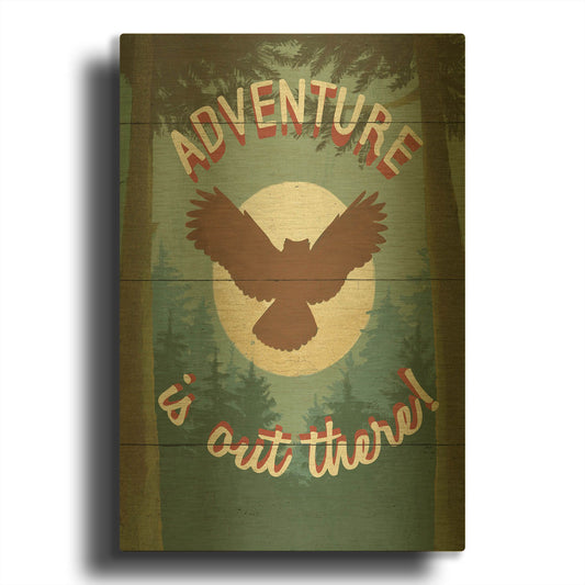 'Discover the Wild IV' By Janelle Penner Gold Metal Wall Art