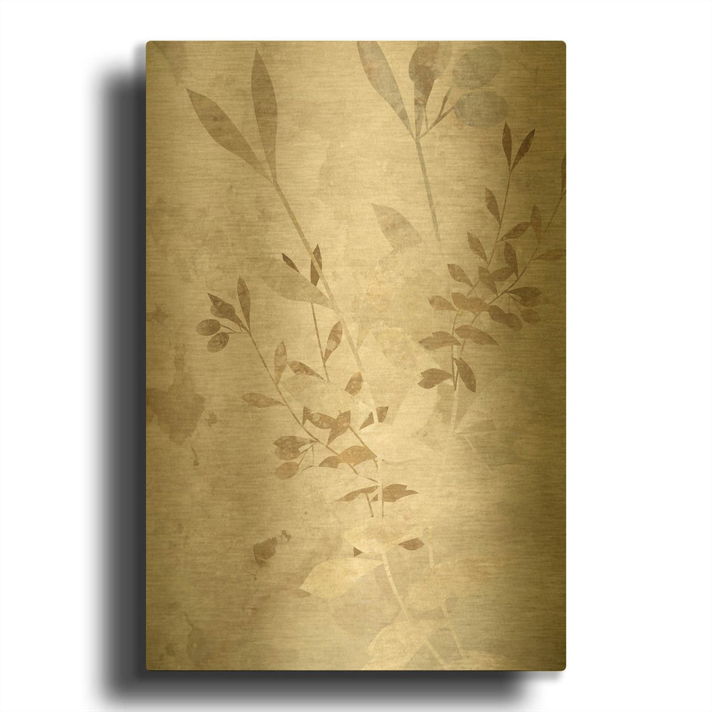 'Nature Wall 2' By Karen Smith Gold Metal Wall Art