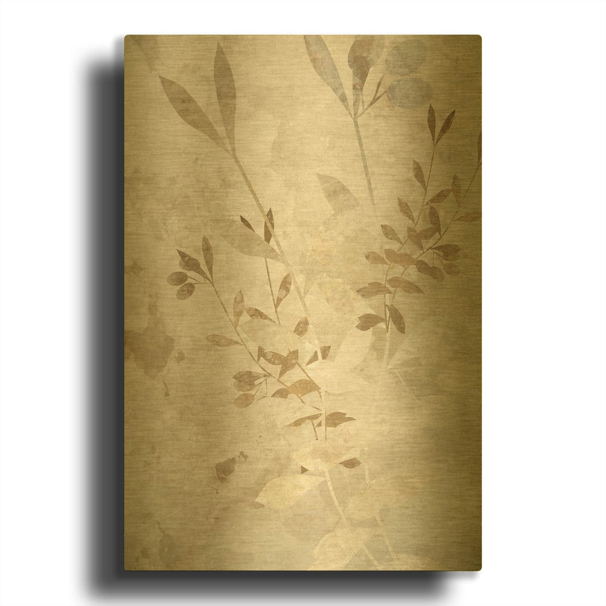 'Nature Wall 2' By Karen Smith Gold Metal Wall Art