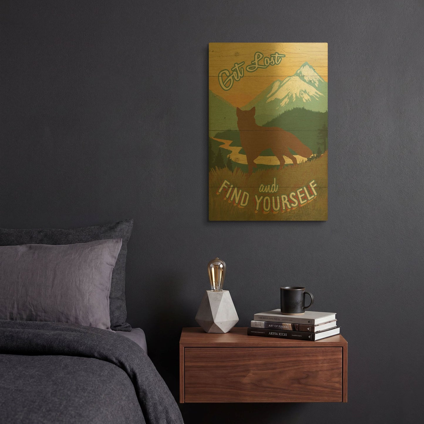 'Discover the Wild III' By Janelle Penner Gold Metal Wall Art