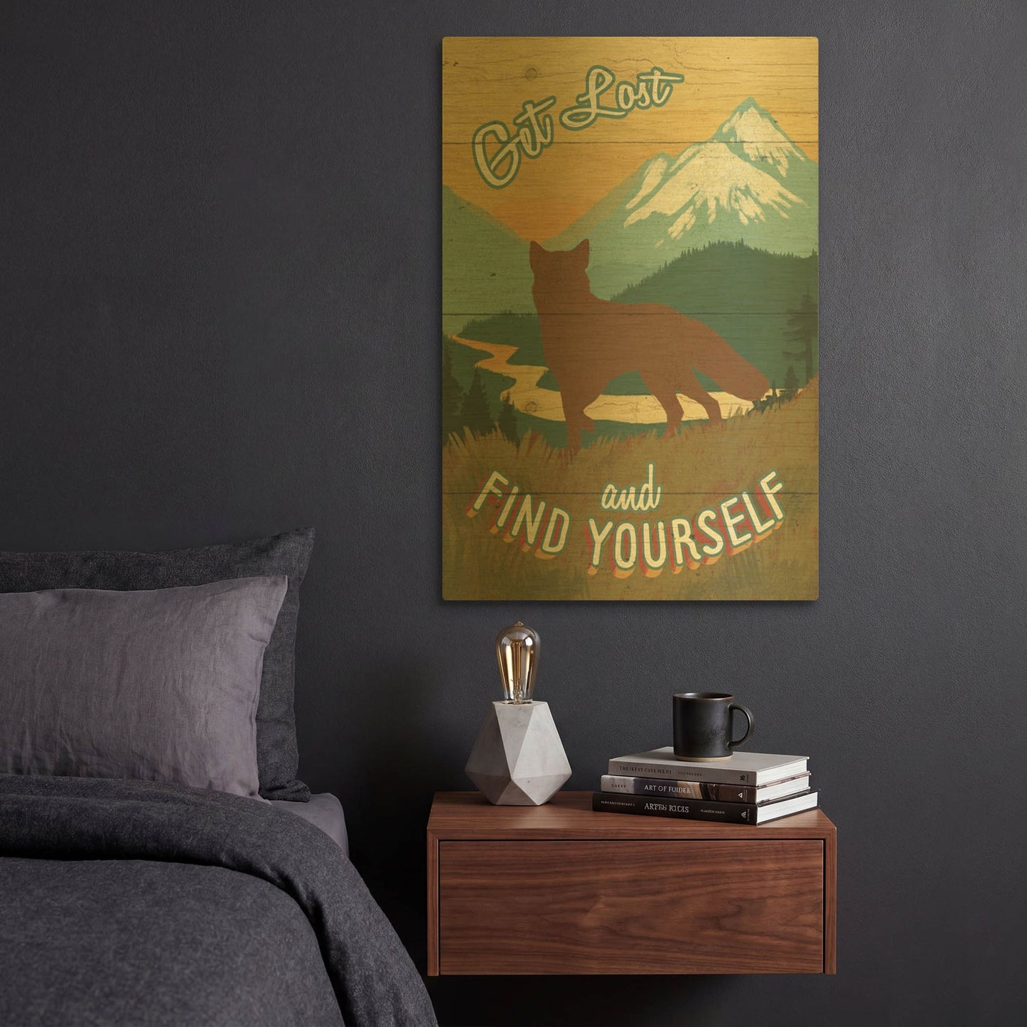 'Discover the Wild III' By Janelle Penner Gold Metal Wall Art