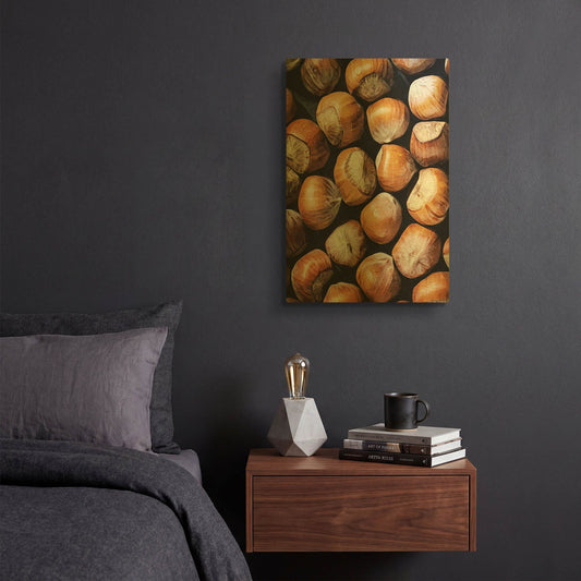 'Fruit Of The Hazel 1' By Ashley Aldridge Gold Metal Wall Art