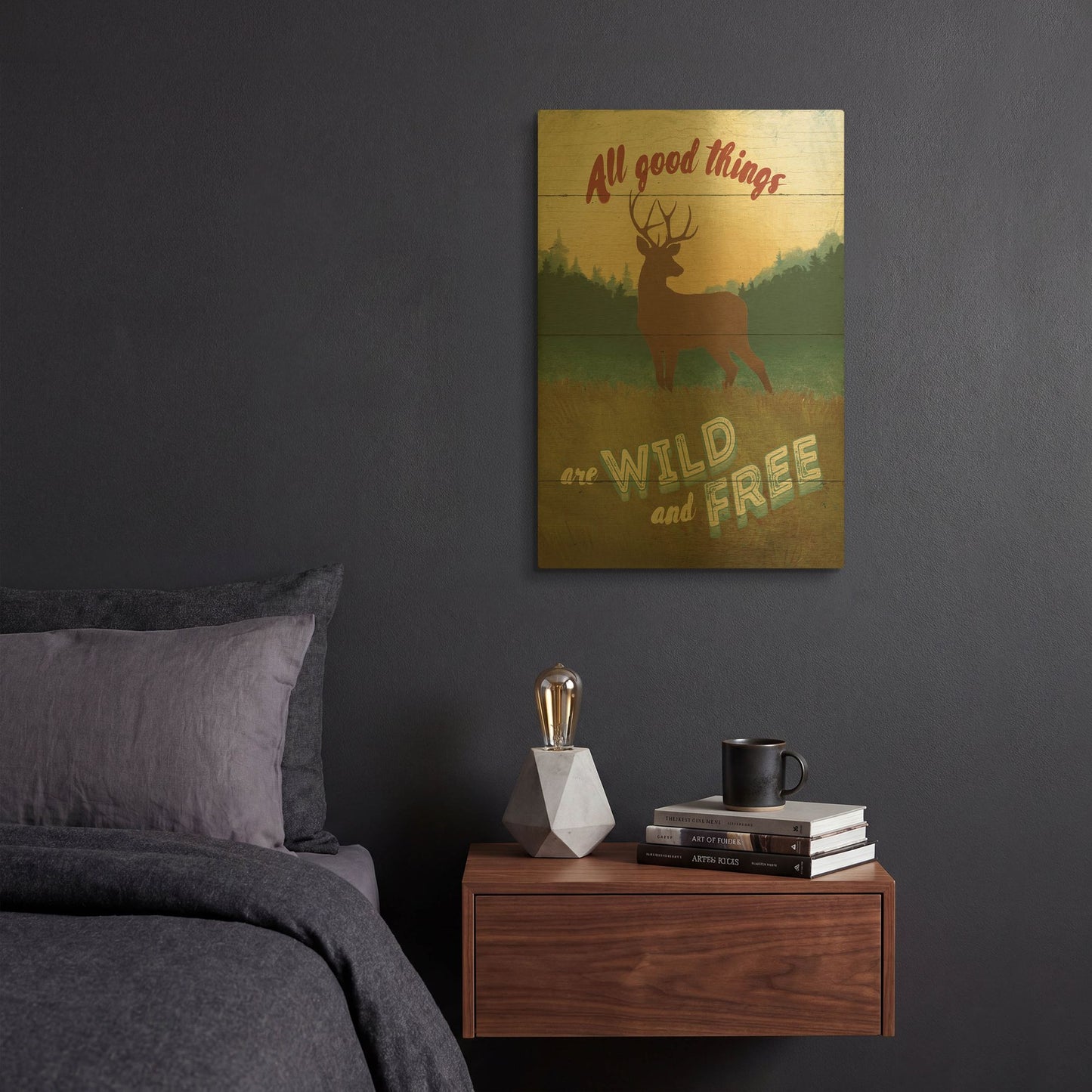 'Discover the Wild II' By Janelle Penner Gold Metal Wall Art