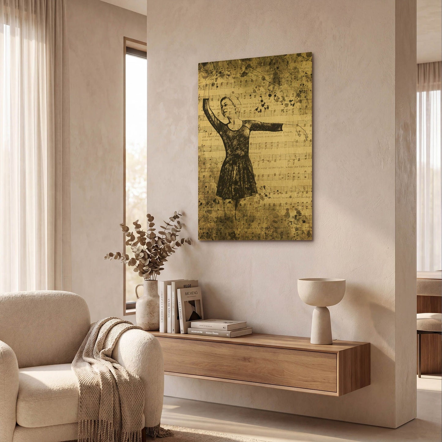 'Prima Ballerina Dream 3' By Ashley Aldridge Gold Metal Wall Art