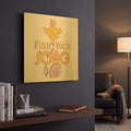 'Find Your Song' By Evelia Designs Gold Metal Wall Art