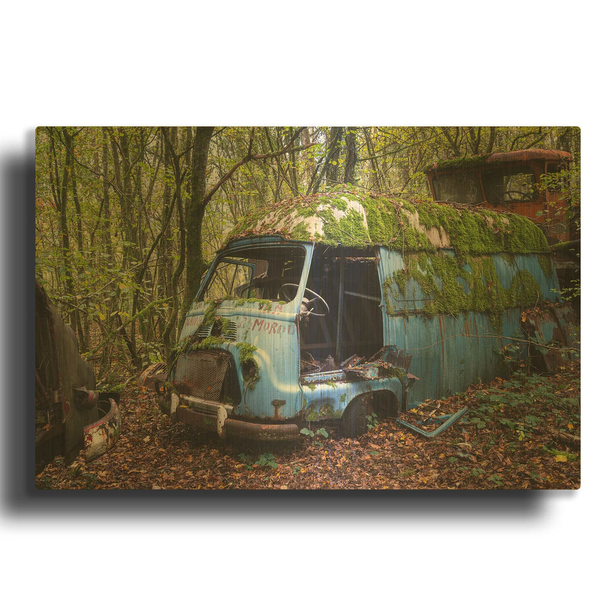 'Van Life' By Roman Robroek Gold Metal Wall Art