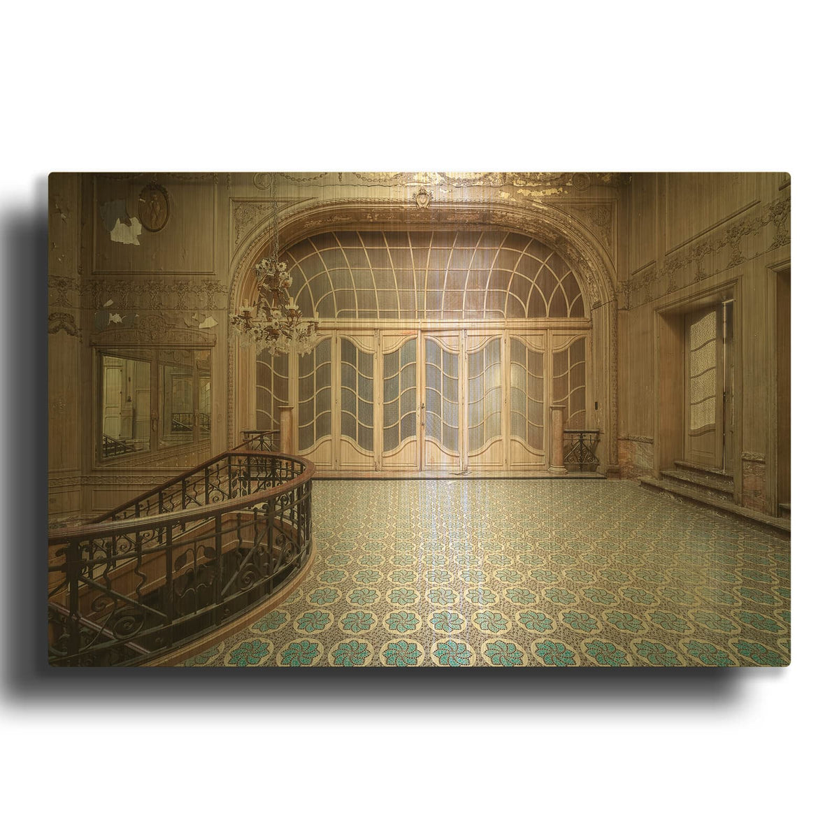 'Aegidium' By Roman Robroek Gold Metal Wall Art